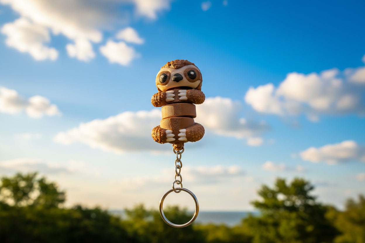 Sloth Keychain