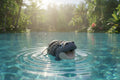 Hippo Keychain