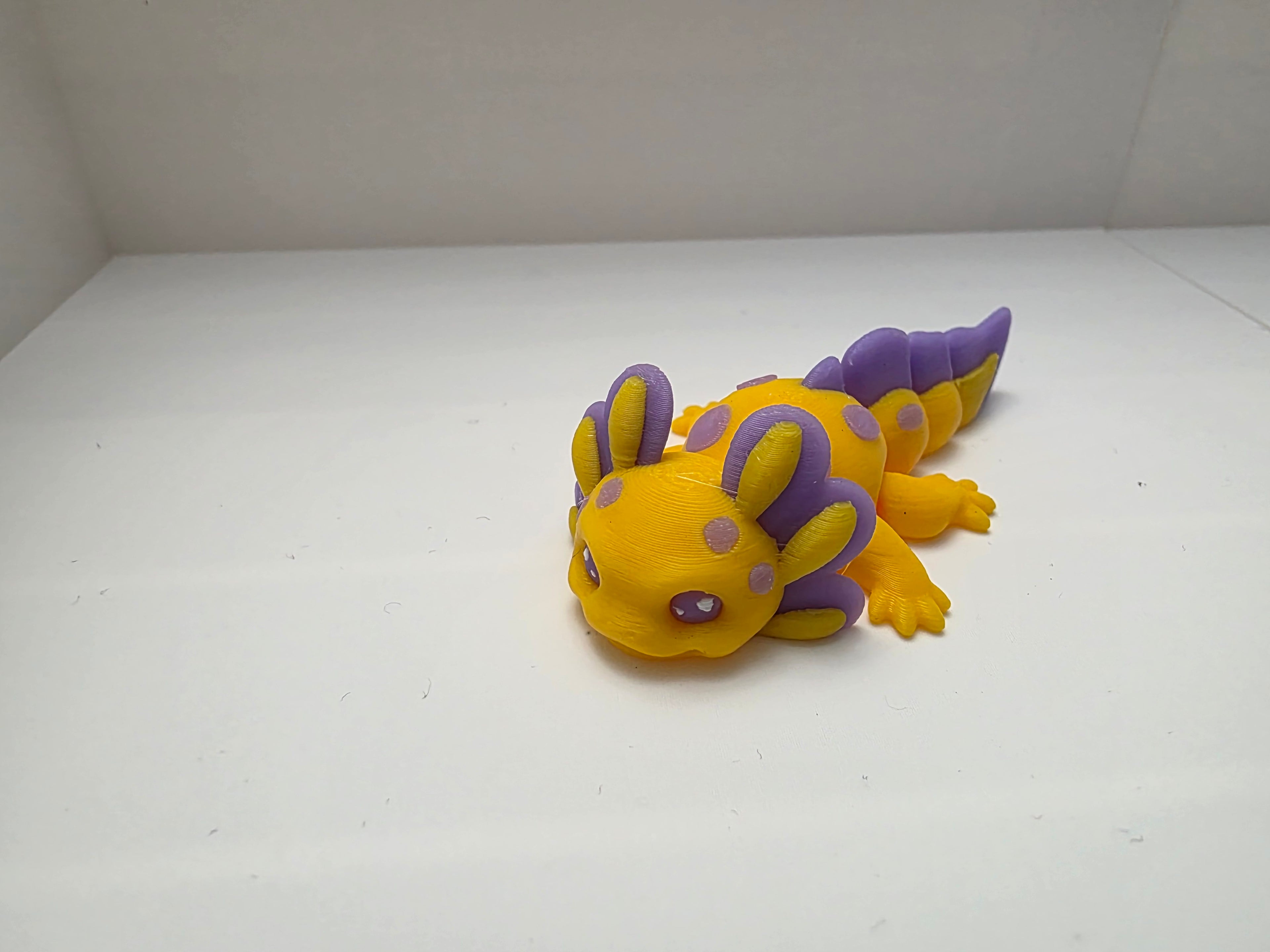 Yellow and Purple Axolotls