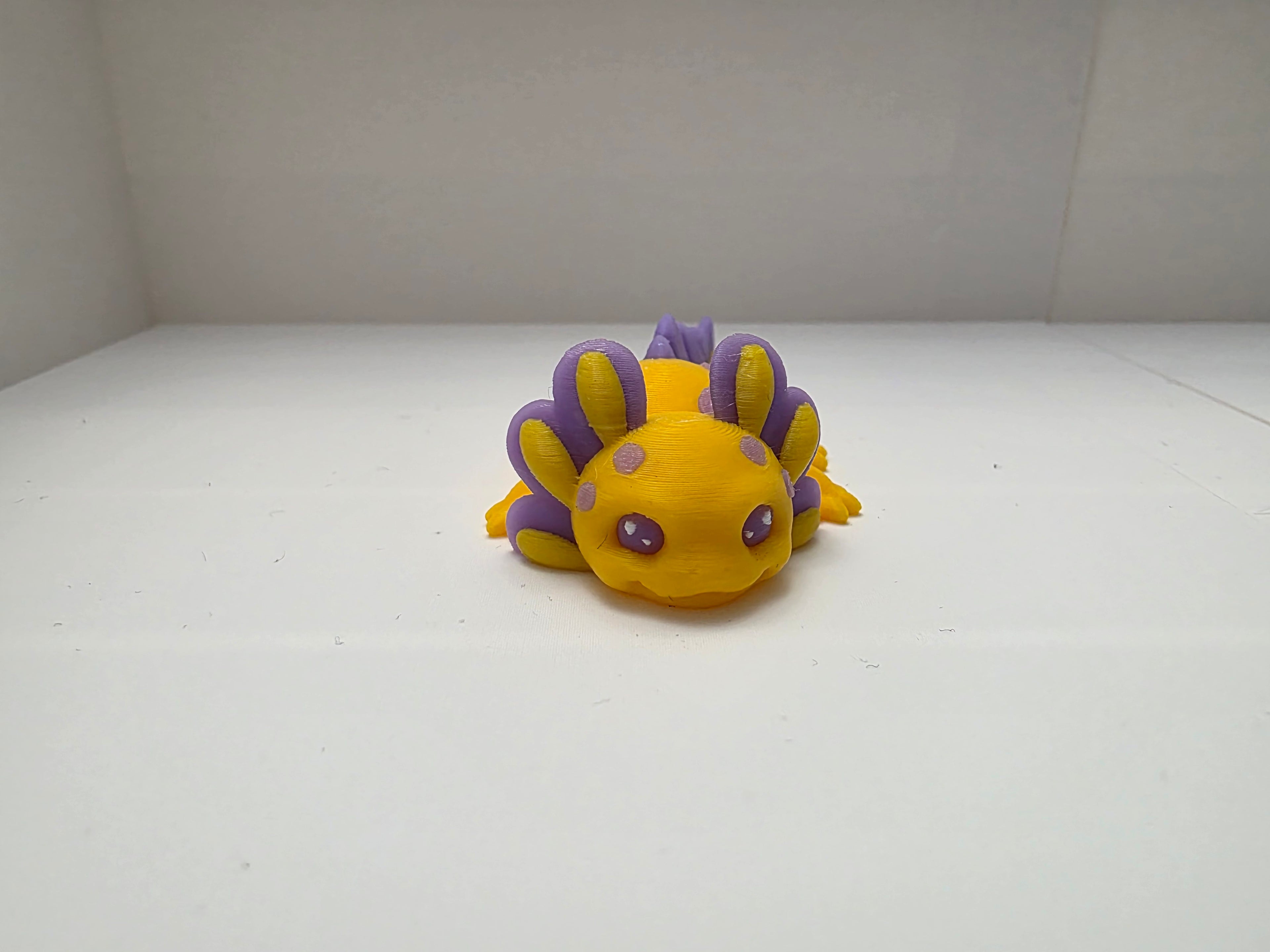 Yellow and Purple Axolotls