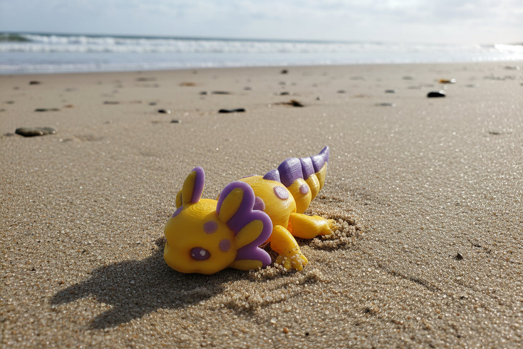Yellow and Purple Axolotls