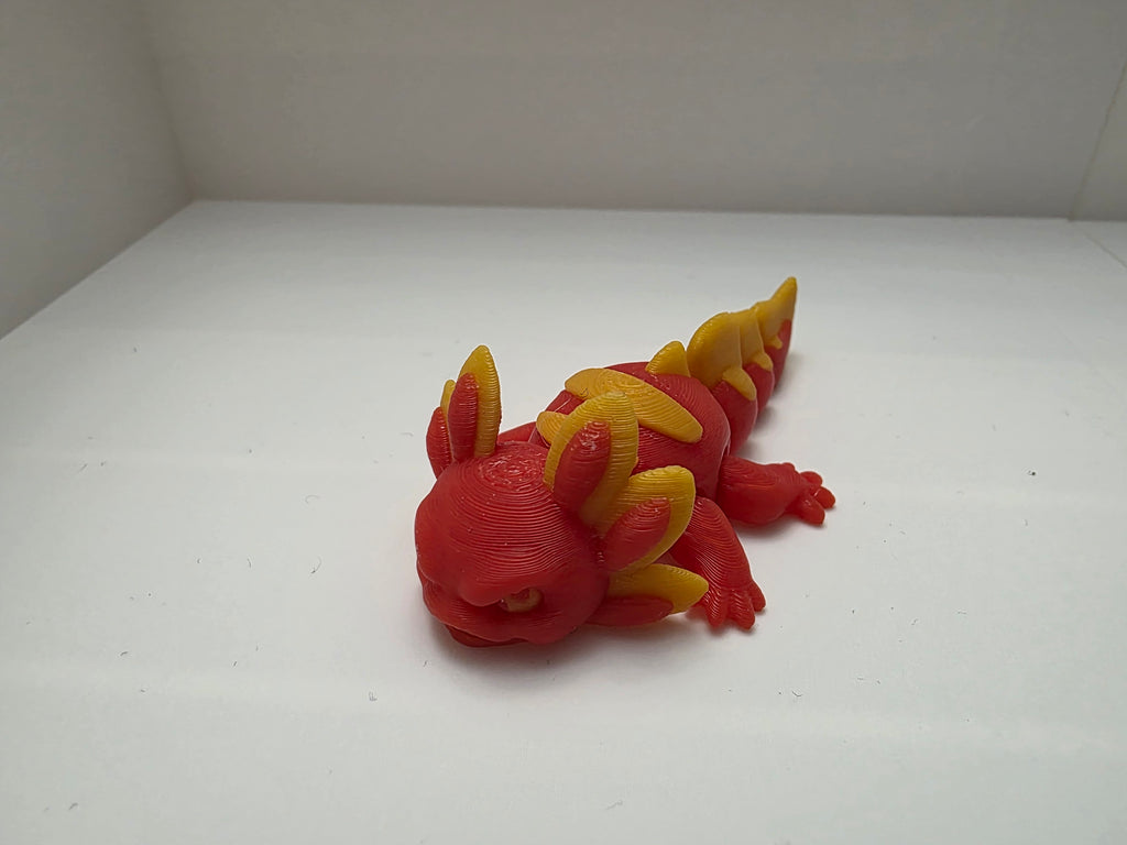 Red and Yellow Axolotls