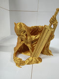 Golden knight skeleton dice tower